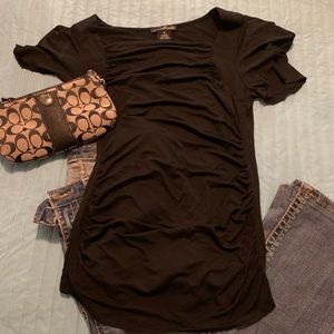 Willie Smith Black Tunic Top